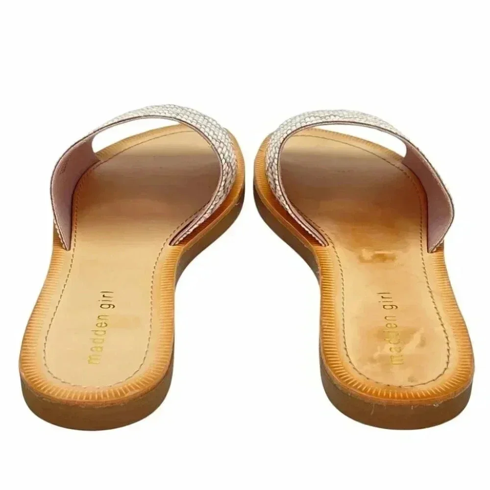 NWOB Madden Girl Luuluu Womens Slide Sandals